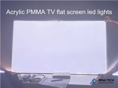 Akryl pmma TV plochá obrazovka LED světla